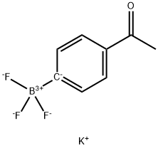 4-乙酰基苯基三氟硼酸钾 结构式