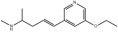 4-Penten-2-amine,5-(5-ethoxy-3-pyridinyl)-N-methyl-,(4E)-(9CI) 结构式