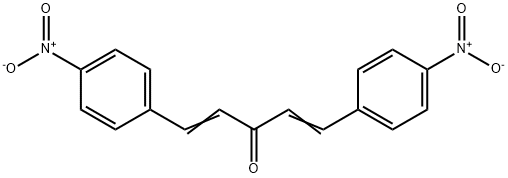 (1E,4E)-1,5-Bis(4-nitrophenyl)penta-1,4-dien-3-one 结构式