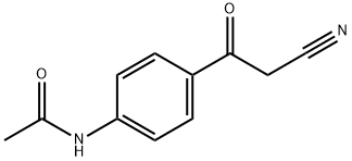 N-[4-(CYANOACETYL)PHENYL]-ACETAMIDE 结构式