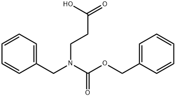 N-[(苯基甲氧基)羰基]-N-(苄基)-BETA-丙氨酸 结构式