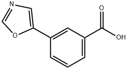 3-(1,3-噁唑-5-基)苯甲酸 结构式