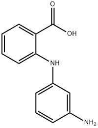 2-[(3-Aminophenyl)amino]benzoic acid 结构式