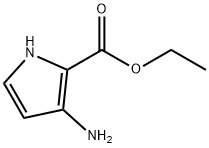 3-氨基-1H-吡咯-2-甲酸乙酯 结构式