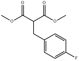 2-(4-氟苄基)丙二酸二甲酯 结构式