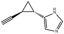 1H-Imidazole, 4-[(1S,2S)-2-ethynylcyclopropyl]- (9CI) 结构式