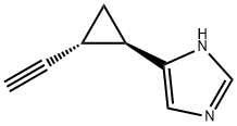 1H-Imidazole, 4-[(1R,2R)-2-ethynylcyclopropyl]- (9CI) 结构式