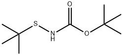 Carbamic acid, (tert-butylthio)-, tert-butyl ester (8CI) 结构式
