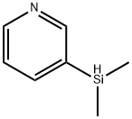 Pyridine, 3-(dimethylsilyl)- (9CI) 结构式