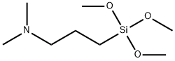 (N,N-二甲基-3-氨丙基)三甲氧基硅烷 结构式