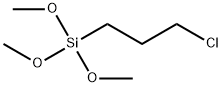 3-氯丙基三甲氧基硅烷 结构式
