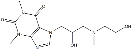 Xanthinol 结构式