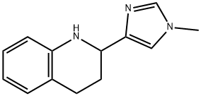 1,2,3,4-Tetrahydro-2-(1-methyl-1H-imidazol-4-yl)quinoline 结构式