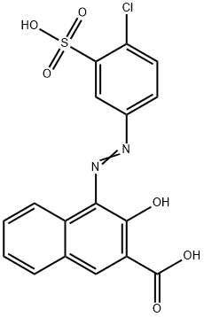 C. I. 颜料红 58 结构式