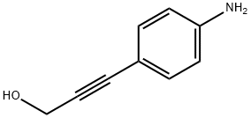 3-(4-氨基苯基)丙-2-炔-1-醇 结构式