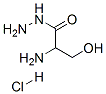 DL-丝氨酸肼盐酸盐 结构式