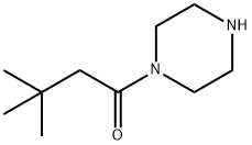 Piperazine, 1-(3,3-dimethyl-1-oxobutyl)- (9CI) 结构式