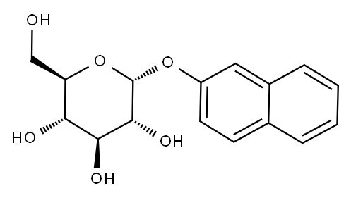 2-萘基-ALPHA-D-葡萄糖苷 结构式
