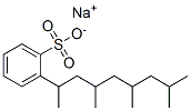 sodium (1,3,5,7-tetramethyloctyl)benzenesulphonate 结构式