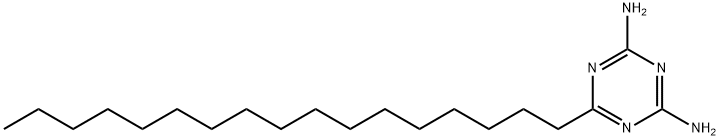 6-十七烷基-1,3,5-三嗪-2,4-二胺 结构式