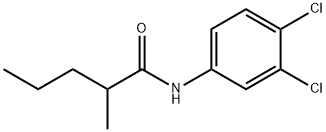 N-(3,4-dichlorophenyl)hexanamide 结构式