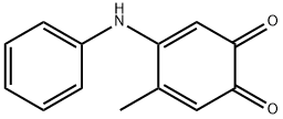 3,5-Cyclohexadiene-1,2-dione, 4-methyl-5-(phenylamino)- (9CI) 结构式