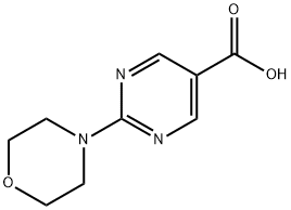 2-(4-吗啉基)-5-嘧啶羧酸 结构式