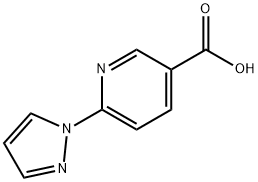 6-(1H-吡唑-1-基)烟酸 结构式