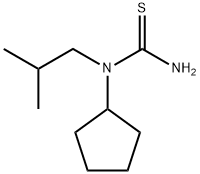 Thiourea, N-cyclopentyl-N-(2-methylpropyl)- (9CI) 结构式