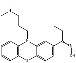 1-[10-[3-(Dimethylamino)propyl]-10H-phenothiazin-2-yl]-1-propanone oxime 结构式