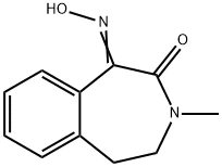 (Z)-1-(肟基)-3-甲基-4,5-二氢-1H-苯并[D]氮杂卓-2(3H) - 酮 结构式