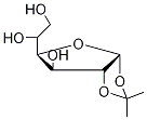 1,2-O-Isopropylidene-α-D-glucofuranose 结构式
