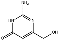 2-氨基-6-(羟甲基)-4(1H)-嘧啶酮 结构式