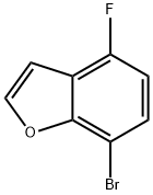 4-氟-7-溴苯并呋喃 结构式