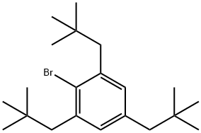 1,3,5-Trineopentyl-2-bromobenzene 结构式