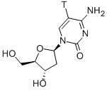 DEOXYCYTIDINE, [5-3H] 结构式