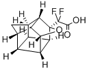 2,2-DIFLUORO-2-(5-OXAHEXACYCLO[5.4.1.0(2,6).0(3,10).0(4,8).0(9,12)]DODEC-4-YL)ACETIC ACID 结构式