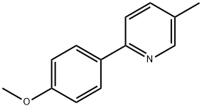 5-甲基-2-(4-甲氧苯基)吡啶 结构式