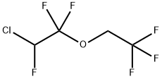 1,1,2-TRIFLUORO-2-CHLOROETHYL 2,2,2-TRIFLUOROETHYL ETHER 结构式