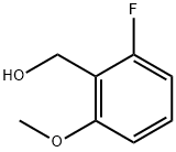 2-氟-6-甲氧基苯甲醇 结构式