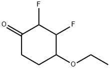 Cyclohexanone,  4-ethoxy-2,3-difluoro- 结构式