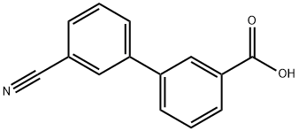 3-(3-Cyanophenyl)benzoic acid 结构式