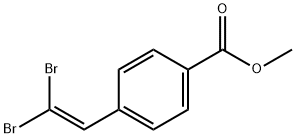 4-(2,2-二溴乙烯基)苯甲酸甲酯 结构式