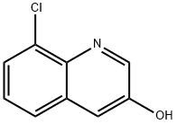3-QUINOLINOL, 8-CHLORO- 结构式