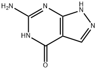 6 氨基-1H-吡唑并[3,4-D〕嘧啶-4(7H)酮 结构式