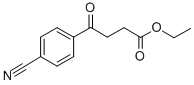 ETHYL-4-(4-CYANOPHENYL)-4-OXOBUTYRATE 结构式