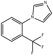 1-(2-三氟甲基苯基)咪唑 结构式