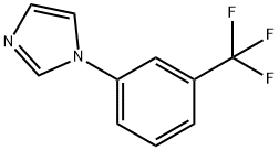 1-(3-三氟甲基苯基)咪唑 结构式