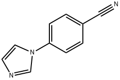 4'-(咪唑-1-基)苯腈 结构式