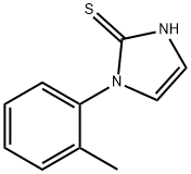 1-(O-甲苯基)-1H-咪唑-2-硫醇 结构式